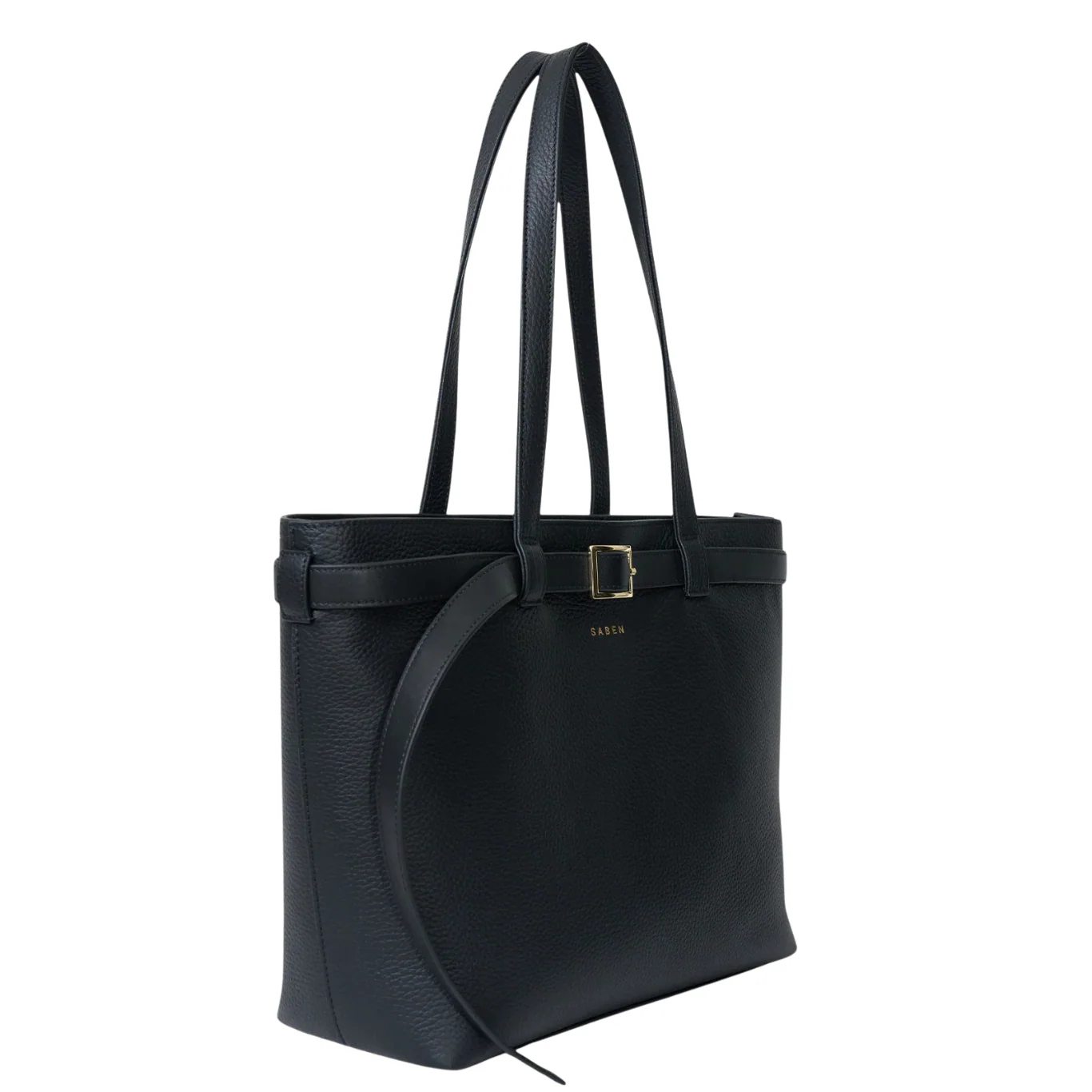 Tabby Shoulder Bag - Black + Bronze - Image 3