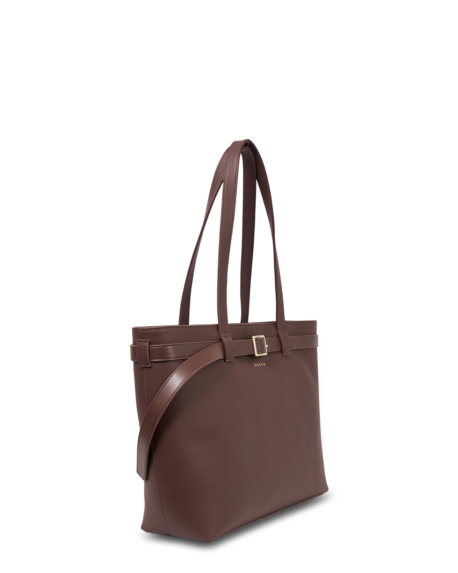 Tabby Shoulder Bag - Espresso + Bronze - Image 5