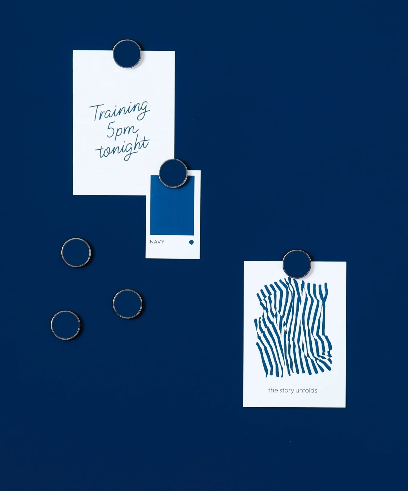 The Buttons in Navy - Image 3