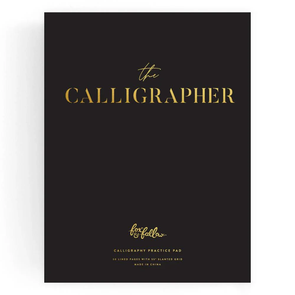 The Calligrapher Practice Pad - Black