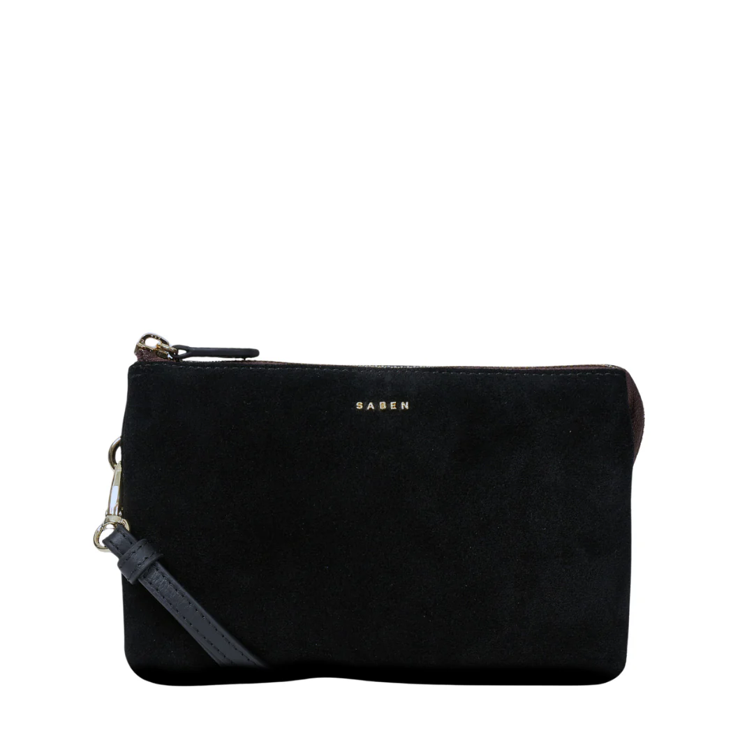Tilly Crossbody - Black Suede