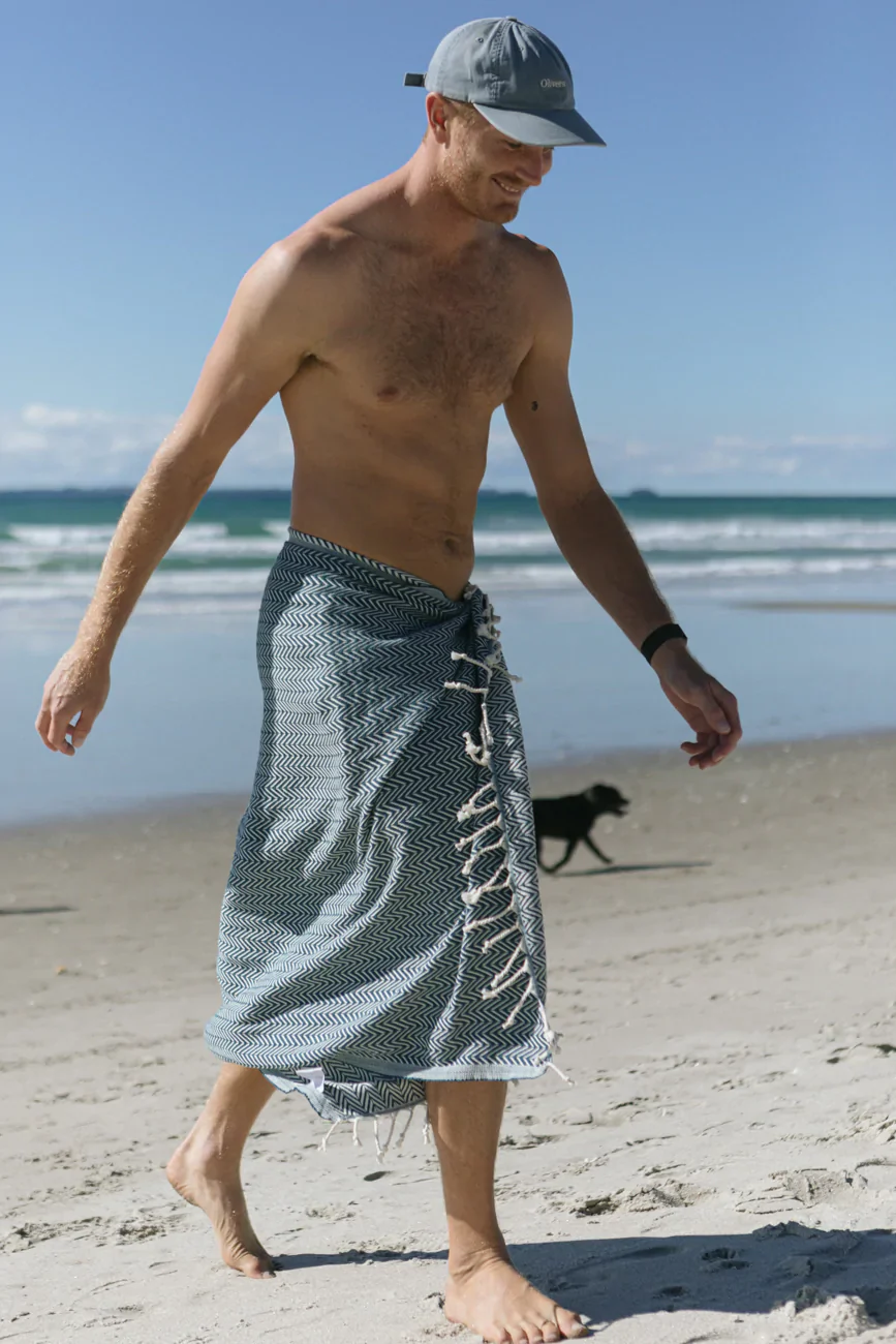 Turkish Beach Towel - Ocean - Image 3