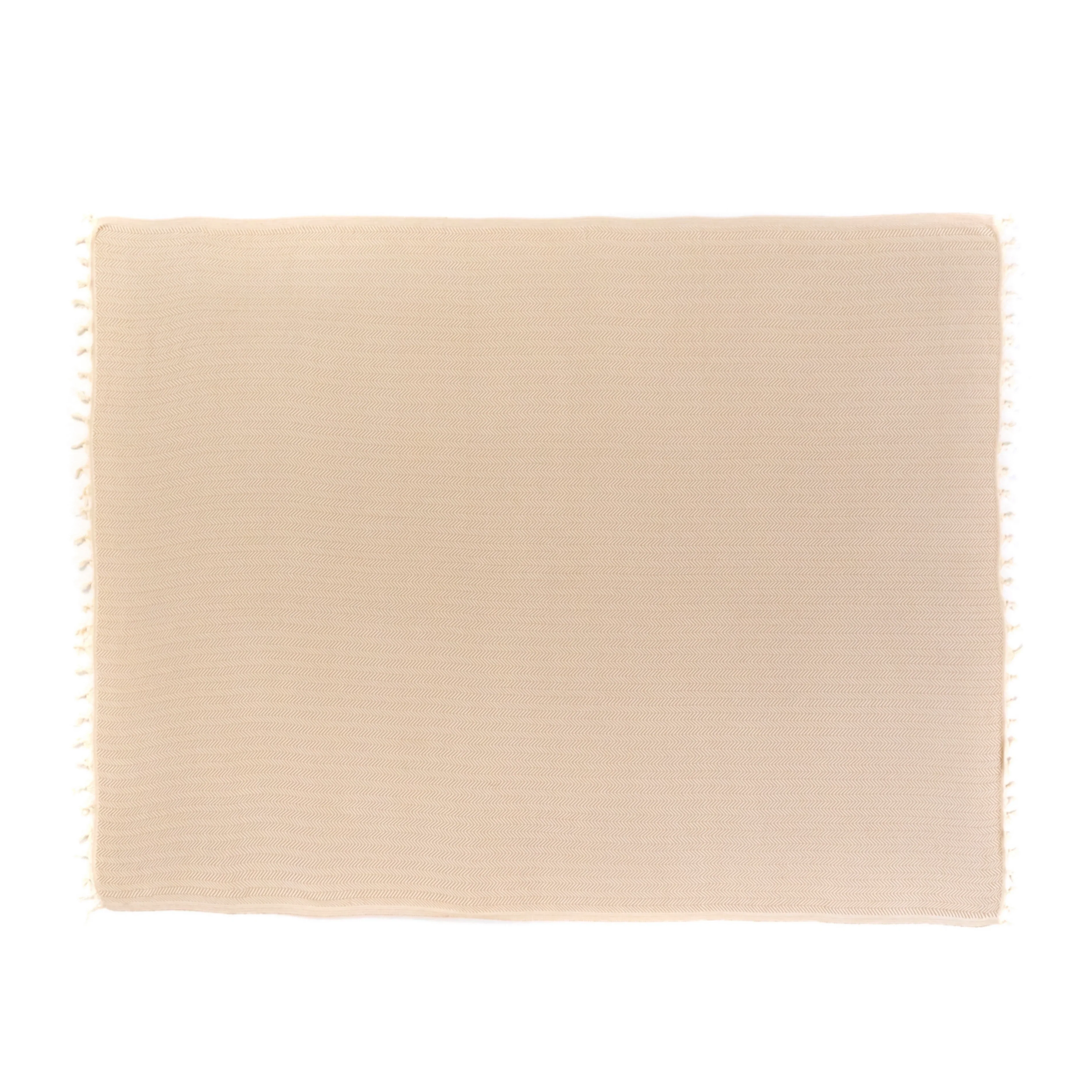 Turkish Picnic Blanket/Throw - Sand - Image 2