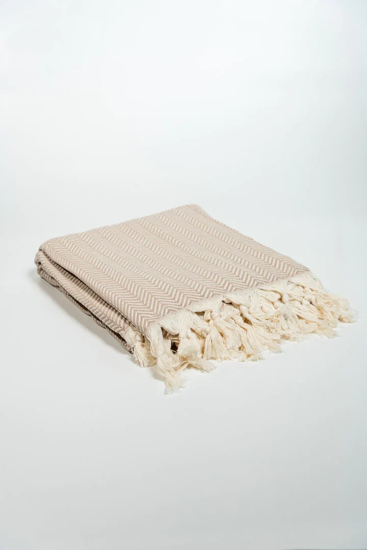 Turkish Picnic Blanket/Throw - Sand - Image 7
