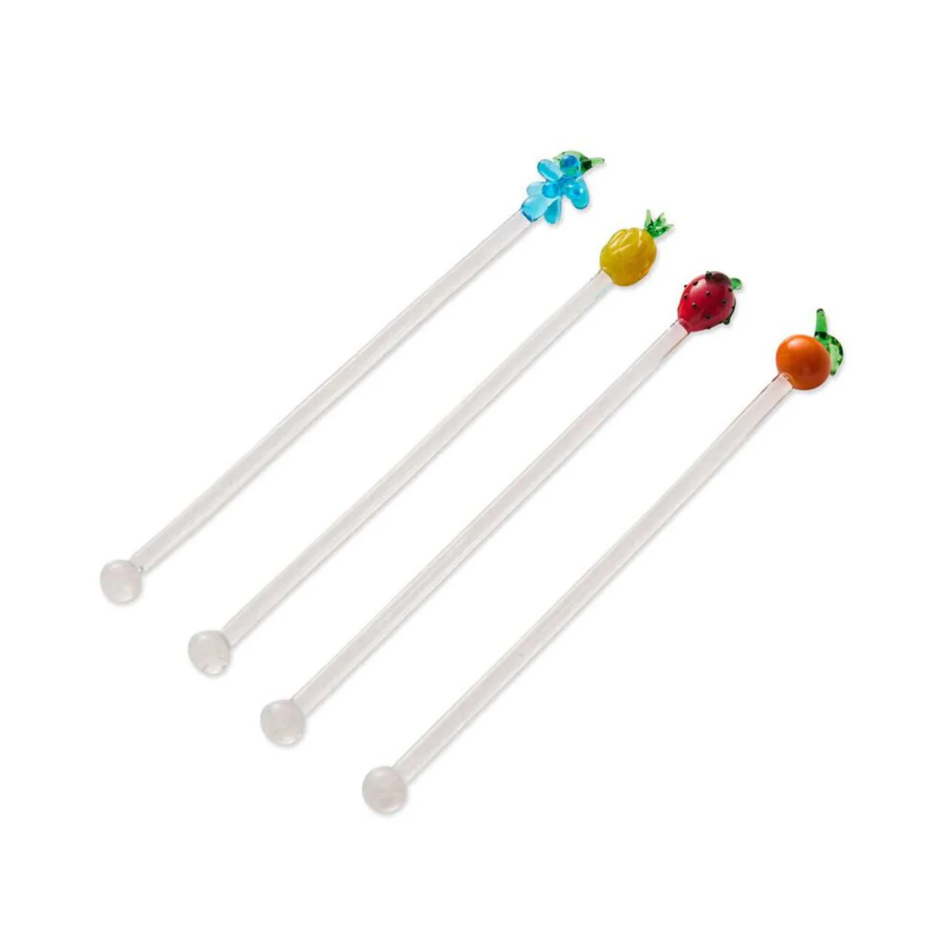 Tutti Frutti Swizzle Sticks - 4P Set