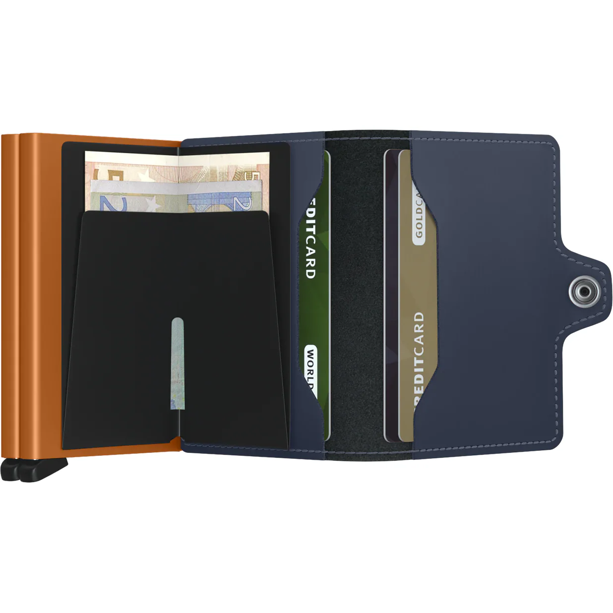 Twinwallet - Matte Night Blue-Orange - Image 3