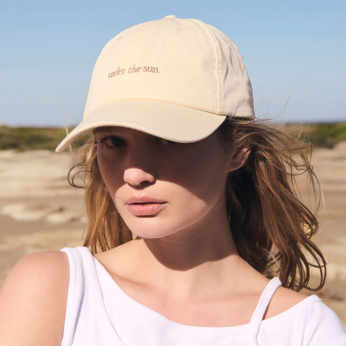 Under The Sun Cap - Cream - Image 4