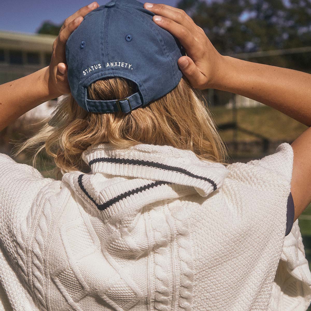 Under The Sun Cap - French Blue - Image 4