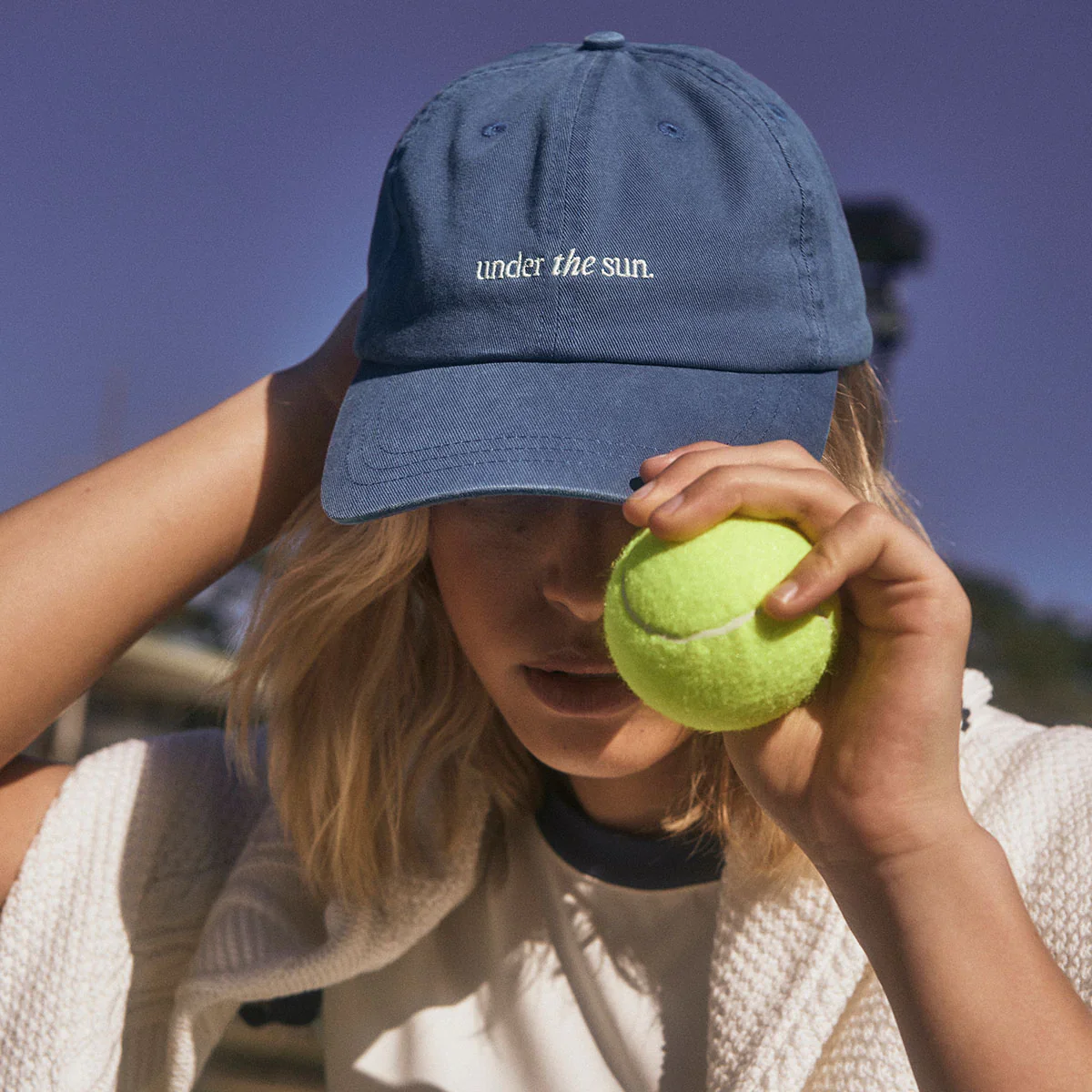 Under The Sun Cap - French Blue - Image 5