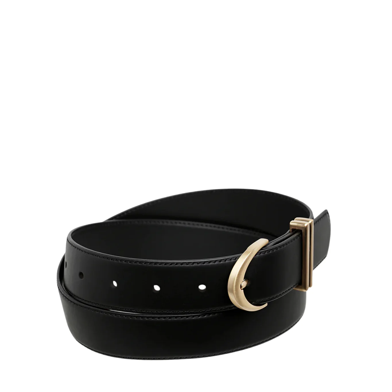 Under Your Spell Belt - Black Nappa/Gold - Image 3
