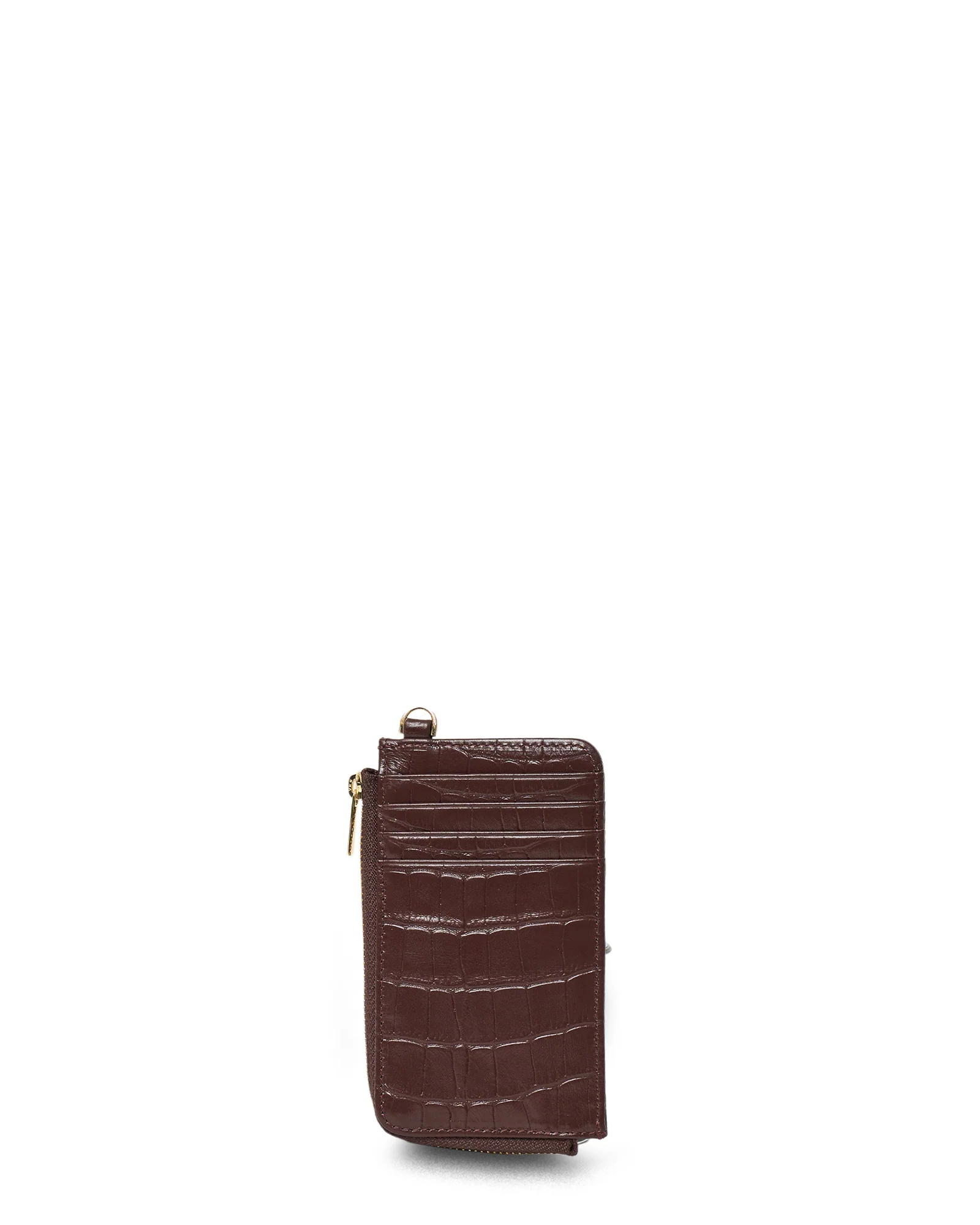 Winona Card Holder - Espresso Croc - Image 4