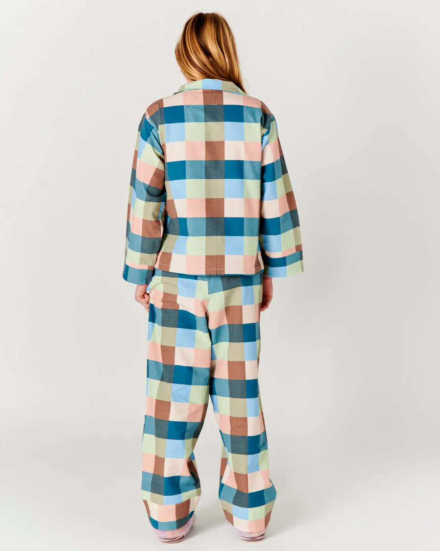 Flannelette Pyjama Set - Woodlands Tartan - Image 3