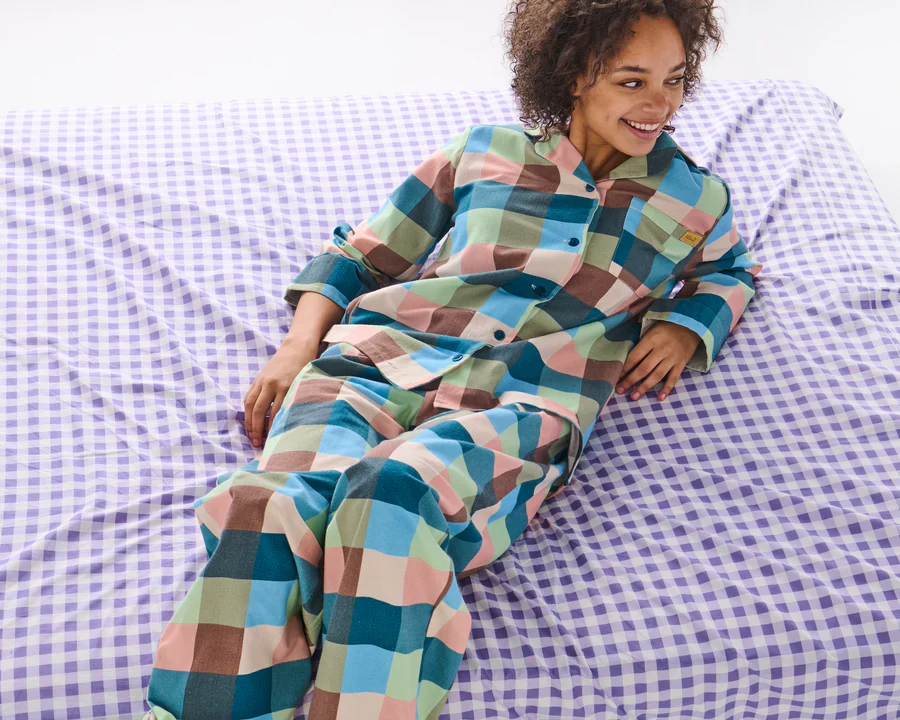 Flannelette Pyjama Set - Woodlands Tartan - Image 4