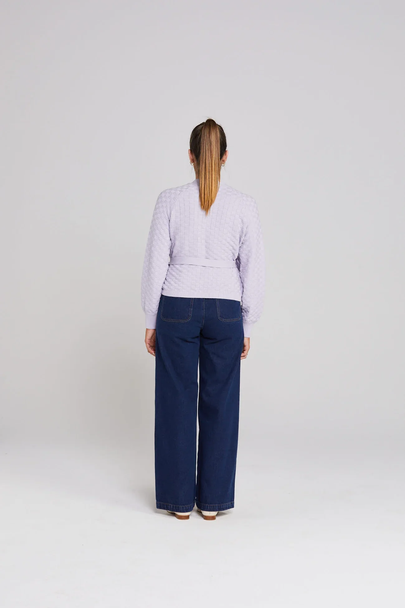 Wrapt Cardigan - Lilac - Image 5