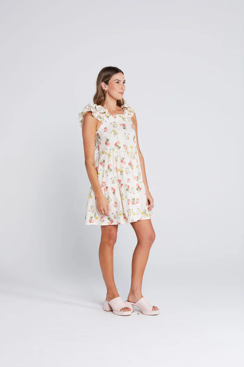 Zig Ruffle Dress - Summer Haven - Image 3