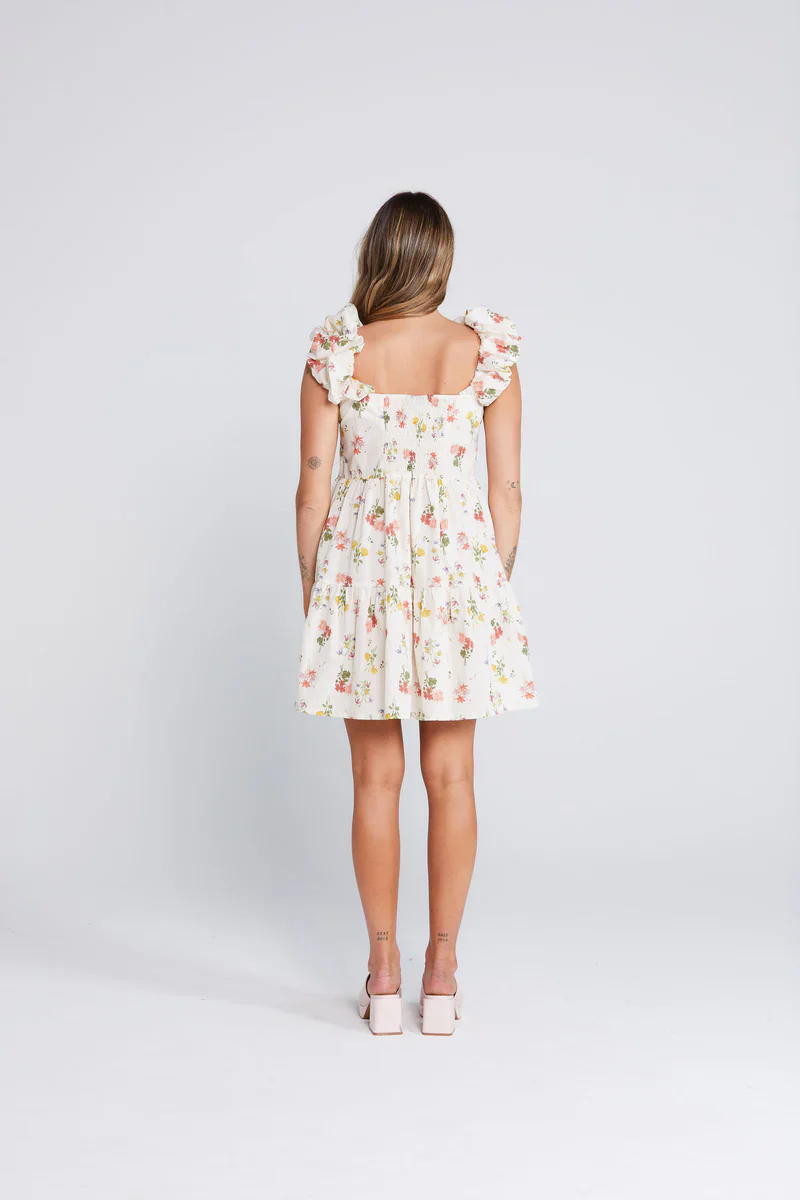 Zig Ruffle Dress - Summer Haven - Image 4