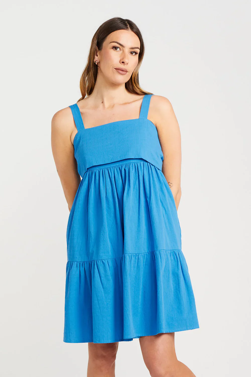 Zigged Dress - Marine - Image 7