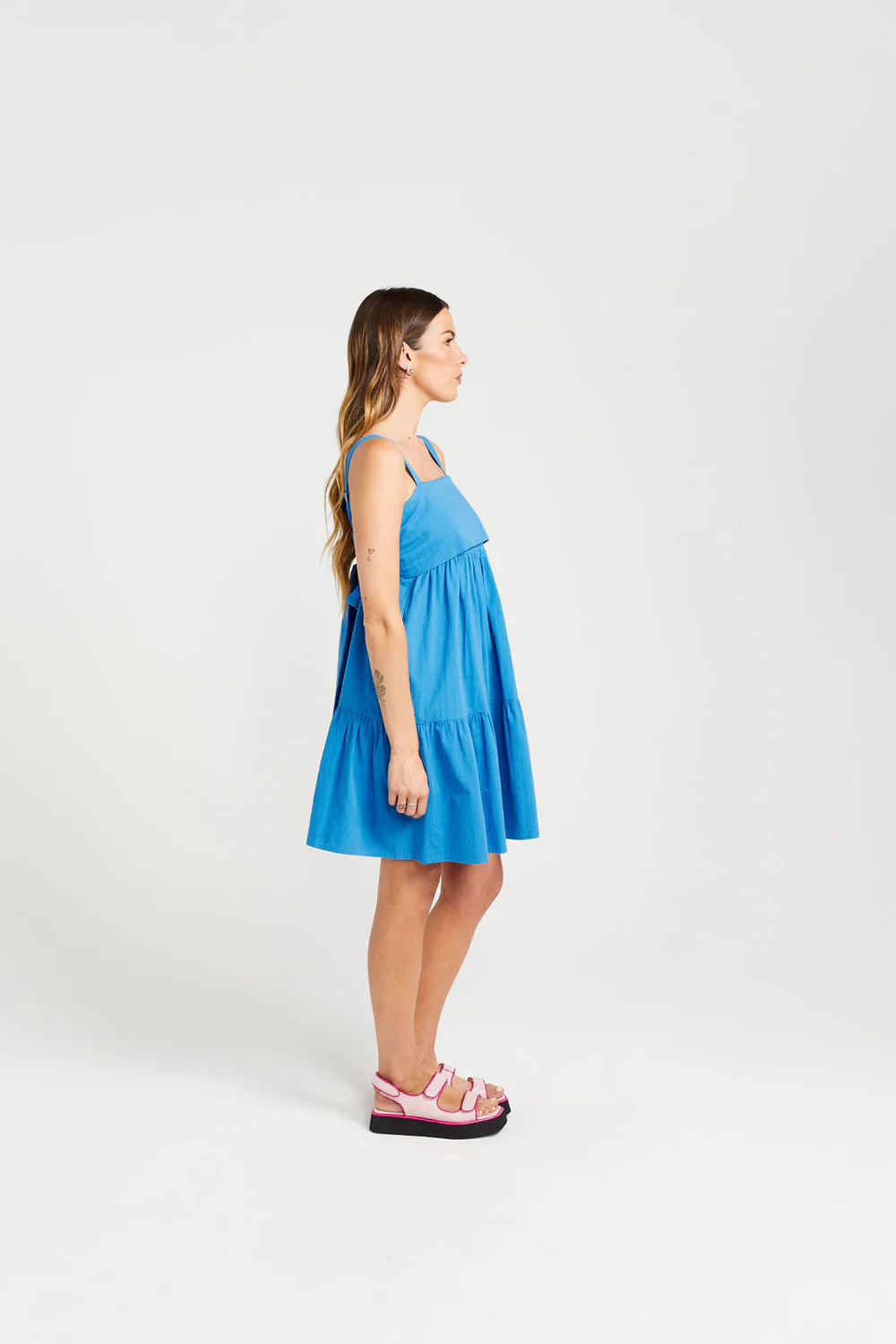 Zigged Dress - Marine - Image 8