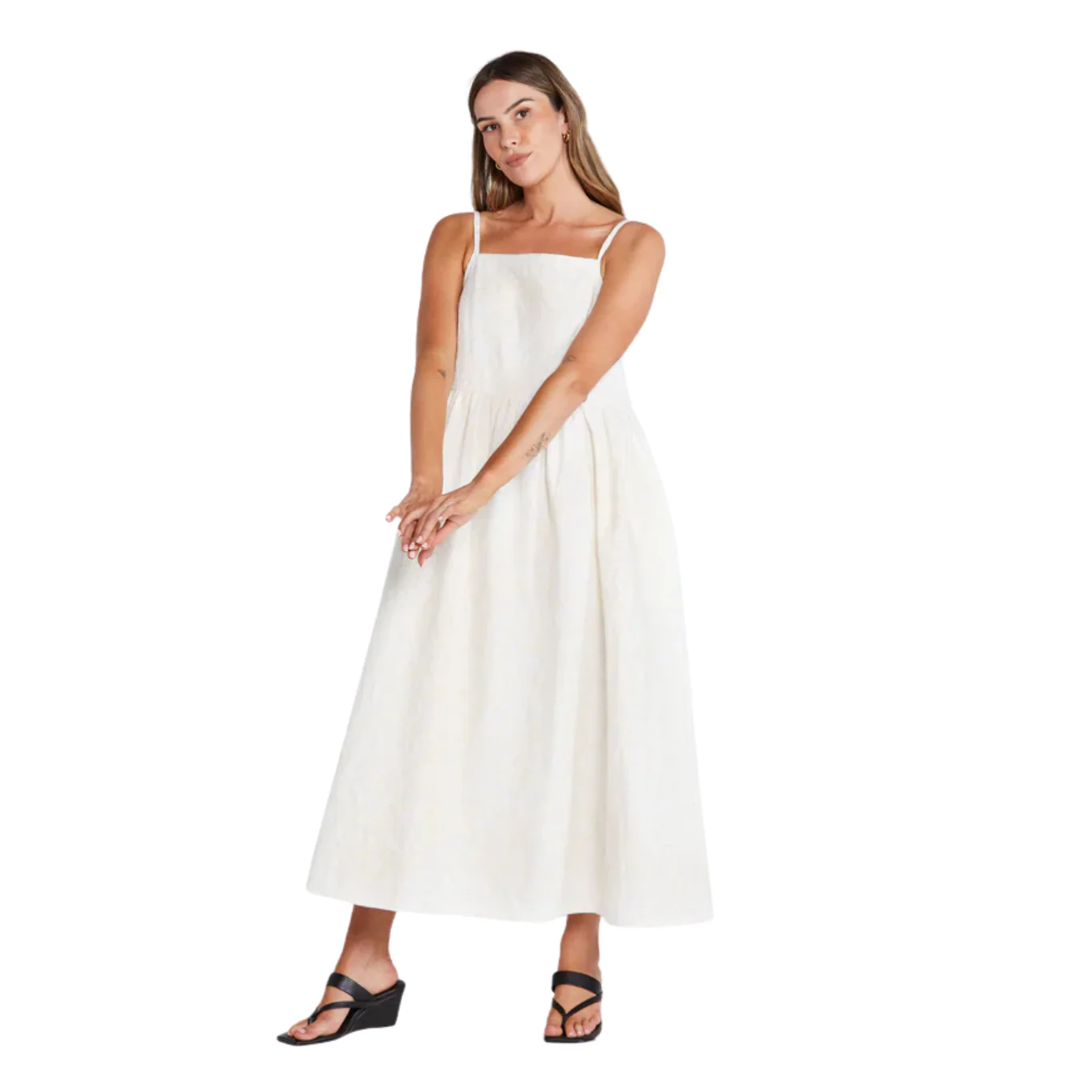 Ziggle Dress - Creamy Daisy