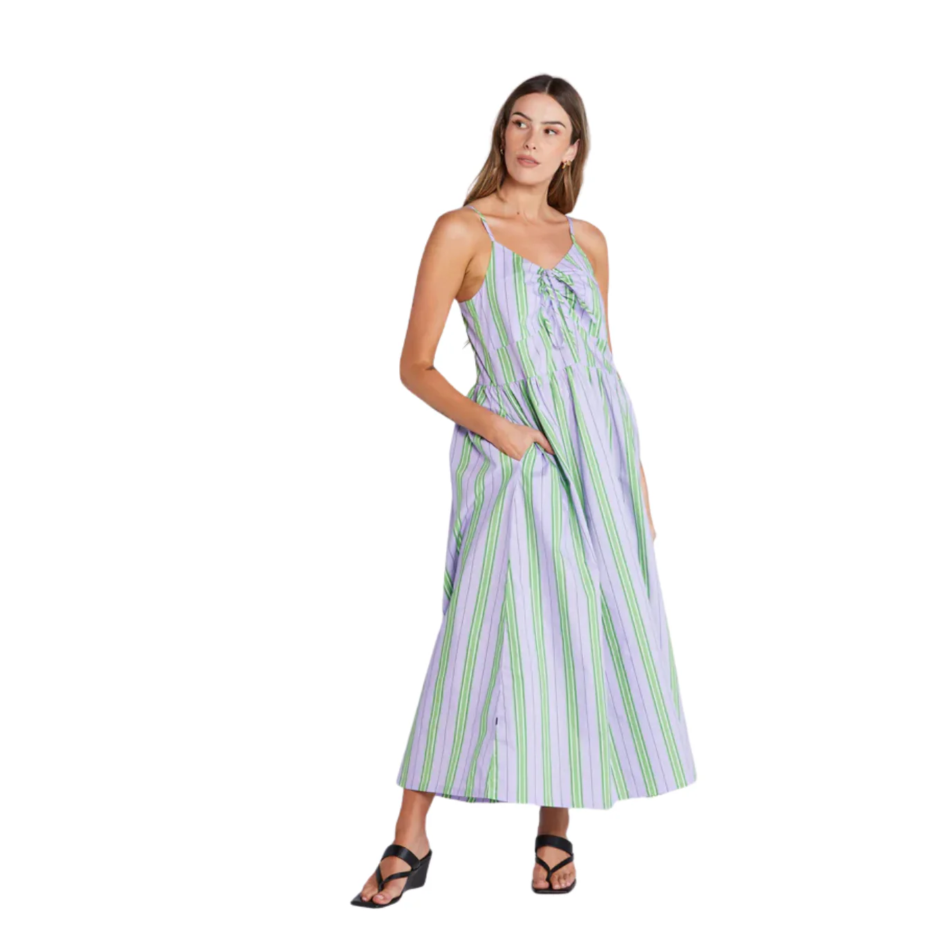 Zinnia Dress - Royal Fern